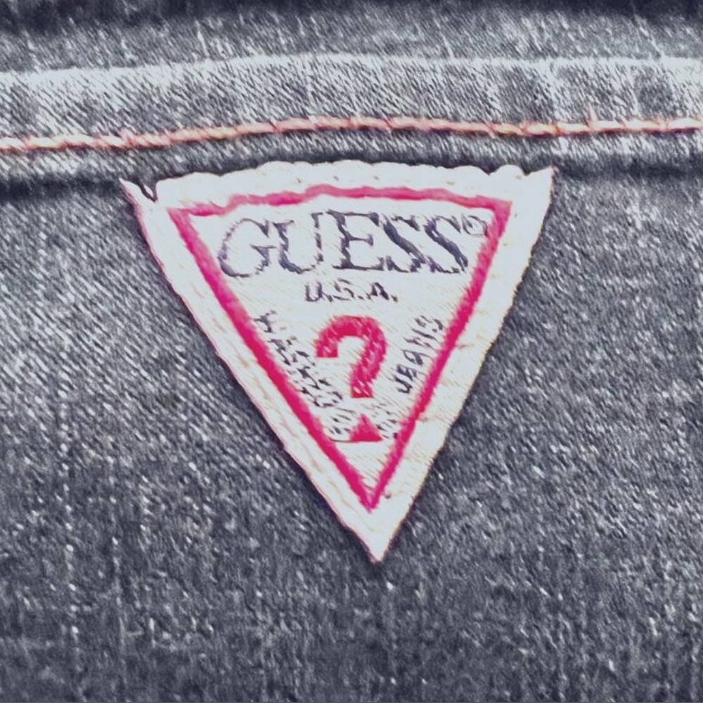 Guess Charlie Ultra Flare Dark Blue Jeans 26 - Picture 11 of 13